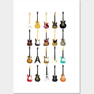 Guitar Collection Posters and Art